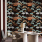 Elegant Cranes & Lotus Mural Wallpaper