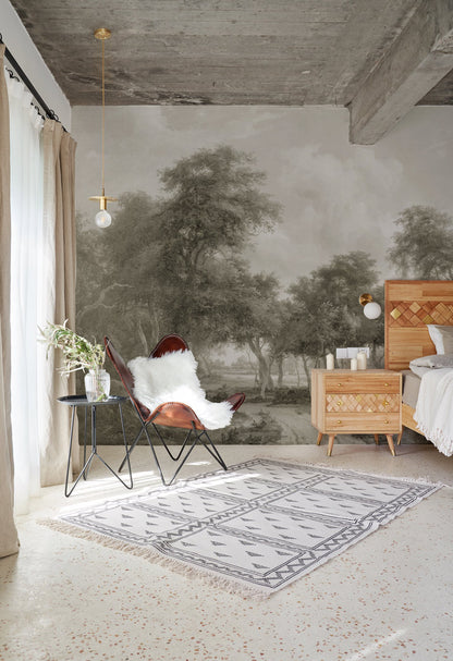 Maestoso Muro in Marmo Dorato Wallpaper