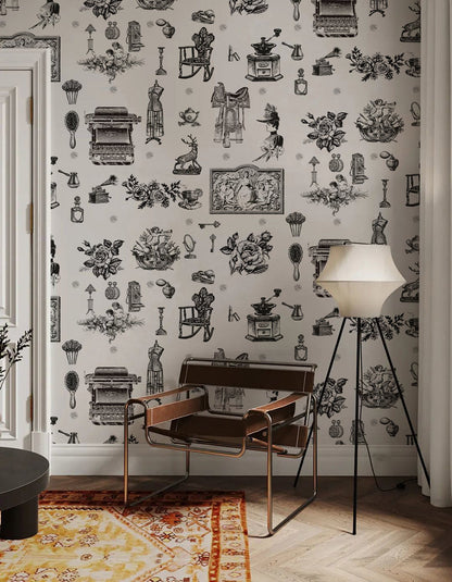 Maestoso Muro in Marmo Dorato Wallpaper