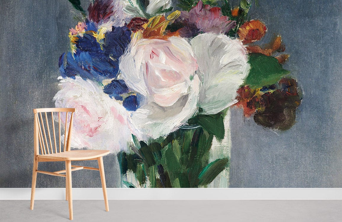 Impressionist Floral Bouquet Mural Wallpaper