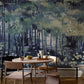 Mystic Forest Watercolor Wall Mural