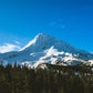 Papier Peint Panoramique au Sommet d'une Montagne enneigée