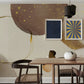 Dining Room Wallpaper Mural: Neutral Circles Watercolor