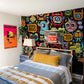 Colorful Graffiti Monster Kids Mural Wallpaper