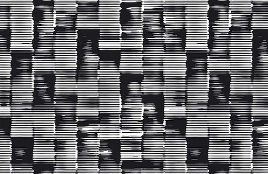 Modern Abstract Lines Colorful Mural Wallpaper