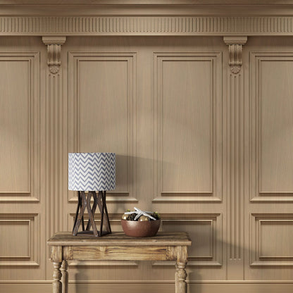 wood effect panels wall mural hallway decor inspiration