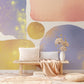 Pastel Watercolor Abstract Wall Mural