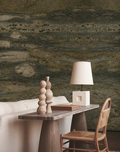 Horrizontal Corroded Stone Wallpaper Mural Home Interior Decor