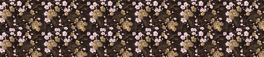 Payment of Elegant Navy Gold Floral Mural Wallpaper