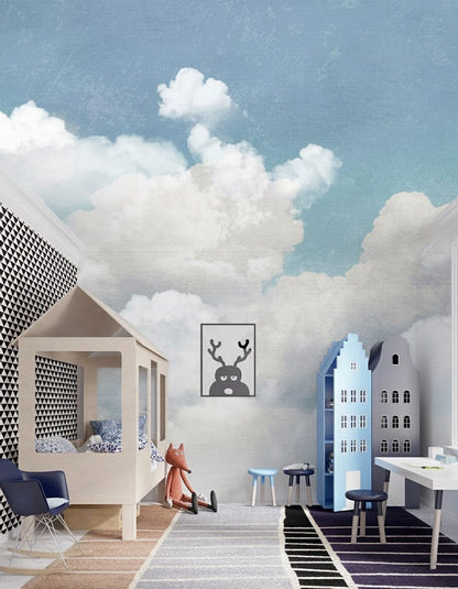 Dreamy Clouds Sky Mural Wallpaper