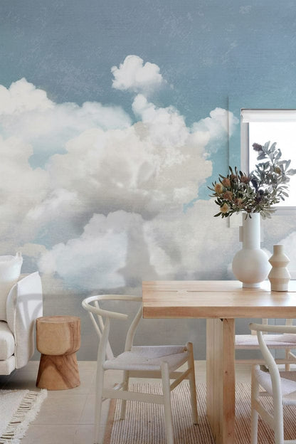 Dreamy Clouds Sky Mural Wallpaper