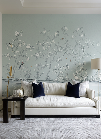 Colorless Bloom Wallpaper Mural