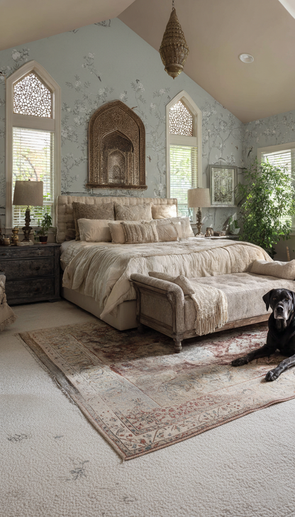 Colorless Bloom Wallpaper Mural