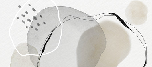 Muro in Acquerello Neutro Astratto