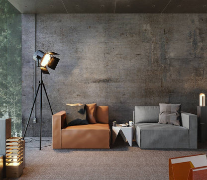 Rustic Concrete Industrial Wallpaper Art Decor Design