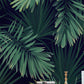 Emerald Green Tropical Leaf Mural Wallpaper