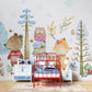 Whimsical Forest Animal Nursery Wall Mural Wallpaper