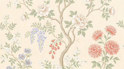 Flowering Tree Garden Wallpaper Mural 6