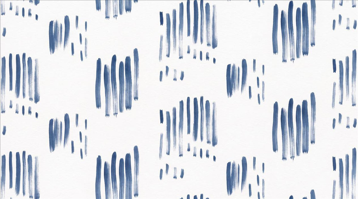 Cool Blue Dash Marks Wallpaper Mural - image 2