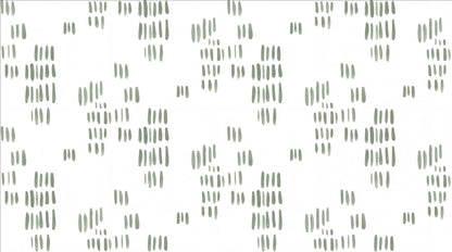Calm Sage Dash Marks Wallpaper Mural - image 2