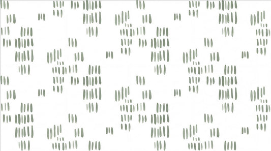 Calm Sage Dash Marks Wallpaper Mural - image 2
