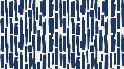 Bold Navy Block Strokes Wallpaper Mural - image 2