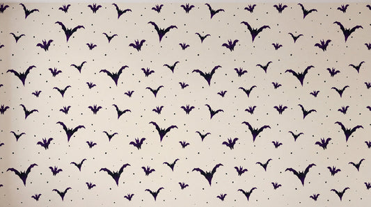 Tiny Flying Bats Halloween Wallpaper Mural - image 2