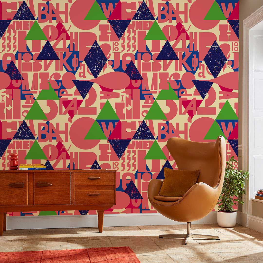 Modern Abstract Geometric Wallpaper