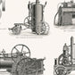 Vintage Steam Engine Mural Wallpaper