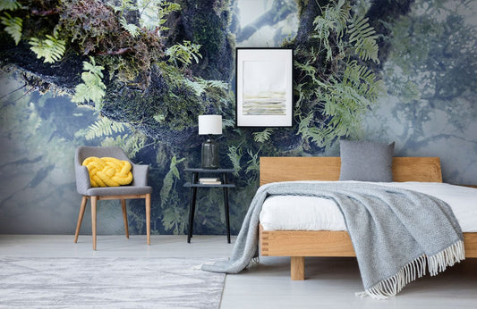 Mystic Forest Moss Mural Wallpaper