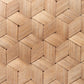 Modern Geometric Wood Texture Mural Wallpaper