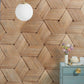 Modern Geometric Wood Texture Mural Wallpaper