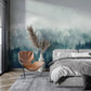 Misty Forest Natural Scenery Wall Mural