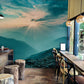 Sunrise Mountain Landscape Wall Mural