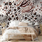 Abstract Animal Print Chic Mural Wallpaper