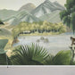 Tropical Jungle Landscape Scenic Mural Wallpaper