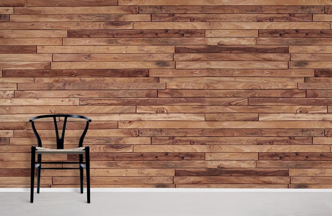 Rustic Wood Plank Feature Mural Wallpaper