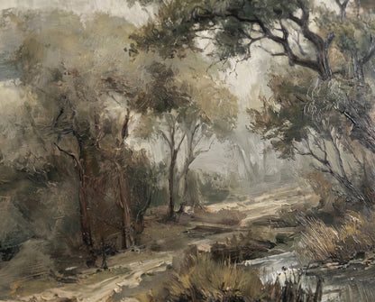 Olive Botanical Forest Wallpaper Mural