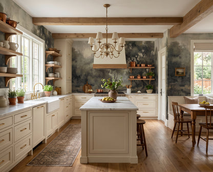 Olive Botanical Forest Wallpaper Mural
