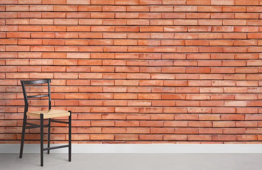 Rustic Red Brick Wallpaper