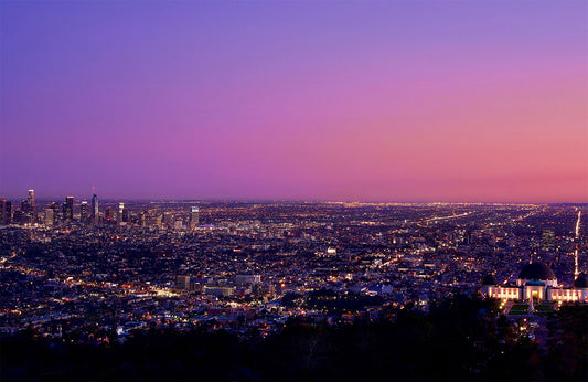 Papier Peint Panoramique Surplombant Los Angeles