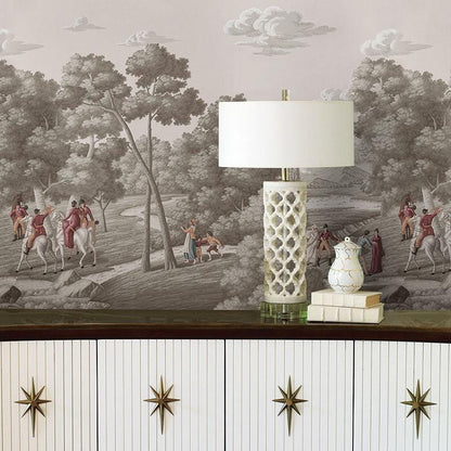 Palace Life and  woods wallpaper custom design