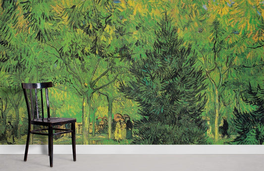 sunday afternoon oil painting Mural Wallpaper for Room decor