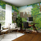 Vintage Picnic Park Scenic Mural Wallpaper