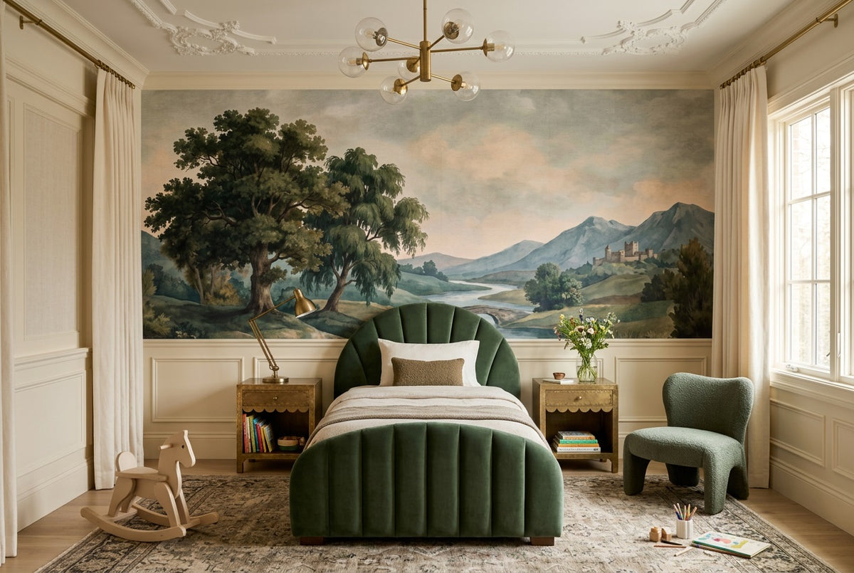 Green River Bridge Landscape Wallpaper Mural - 4