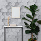 Hexagonal Serenity Mural Wallpaper