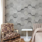 Brushed Metal Elegance Mural Wallpaper