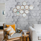 Hexagonal Serenity Mural Wallpaper