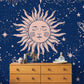 Wallpaper with a Solar System and Pastel Planets, Ideal for Hallway Decoration