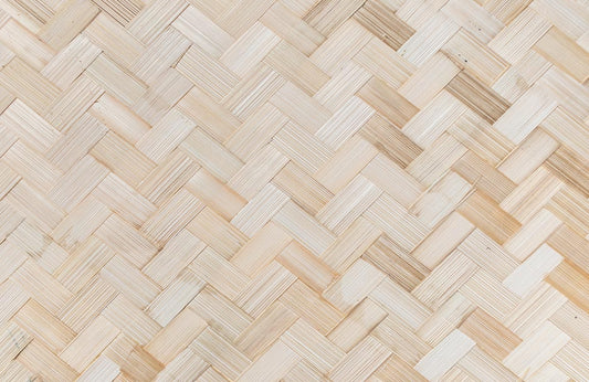 Natural Herringbone Wood Pattern Mural Wallpaper